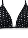 Black 1950s Polka Dot Halter Bikini Set & Cover-Up - vintage swimsuit, pin-up swimwear for vintage lovers