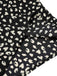 Black 1950s Printed V-Neck Belted Romper: timeless style reimagined