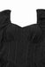 Black 1950s Puff Corset Hollow Knit Dress - vintage dress, retro fashion, rockabilly