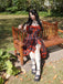 She slips into this Black 1950s Skull Lace Strap Dress and suddenly it's a 1950s daydream