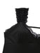 Black 1950s Solid Butterfly Backless Nightdress - vintage dress, retro fashion, rockabilly
