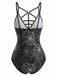 [Pre-Sale] Black 1950s One Piece One Piece Swimsuit 3
