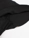 Black 1950s V-Neck Cloak Belted Dress - vintage dress, retro fashion, rockabilly