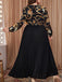 Black 1950s V-Neck Tie Pleated Dress — the kind of 1950s dress that makes strangers smile