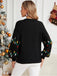 Black 1960s Christmas Lights Knit Sweater - vintage fashion, retro style, classic black