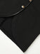 Black 1960s Sleeveless Lapel Button Bodycon Dress, vintage dress, retro fashion - perfect for women who love vintage and retro fashion