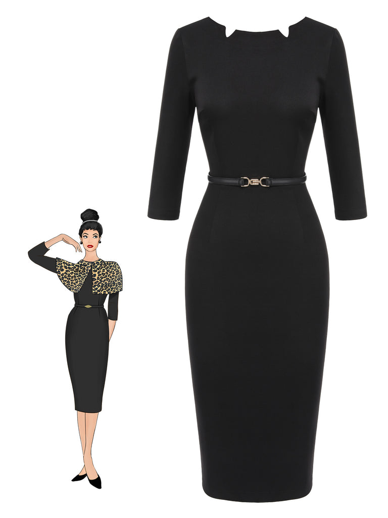 1960s Solid Boat Neck Wrap | 1960s | vintage dress, retro fashion