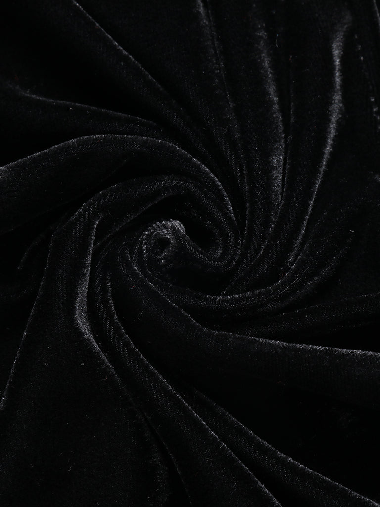 1960s Solid Velvet Bow Dress | 1960s | vintage dress, retro fashion