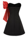1960s Strapless Bow ALine Dress | 1960s | vintage dress, retro fashion