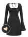 1960s Trumpet Sleeve Hollow Heart | 1960s | vintage dress, retro fashion