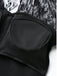Black 1960s V-Neck Lace Patchwork Blouse, vintage top, retro blouse - perfect for women who love vintage and retro fashion