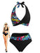 Black 1970s Tankini