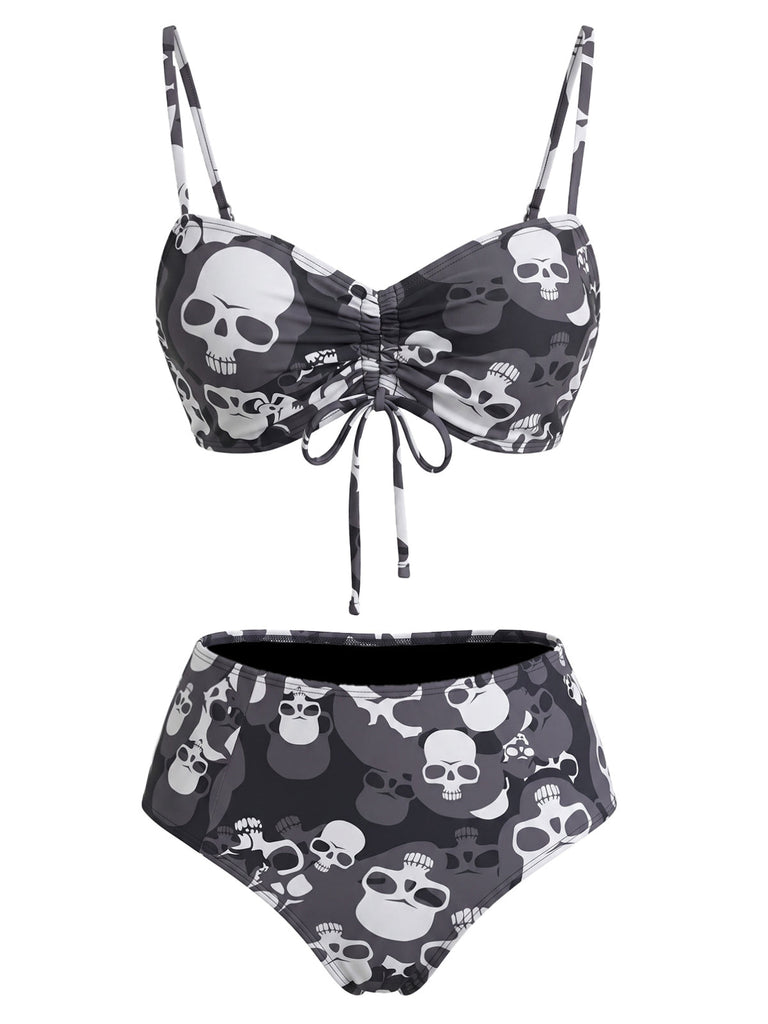 Black 1970s Tankini 3