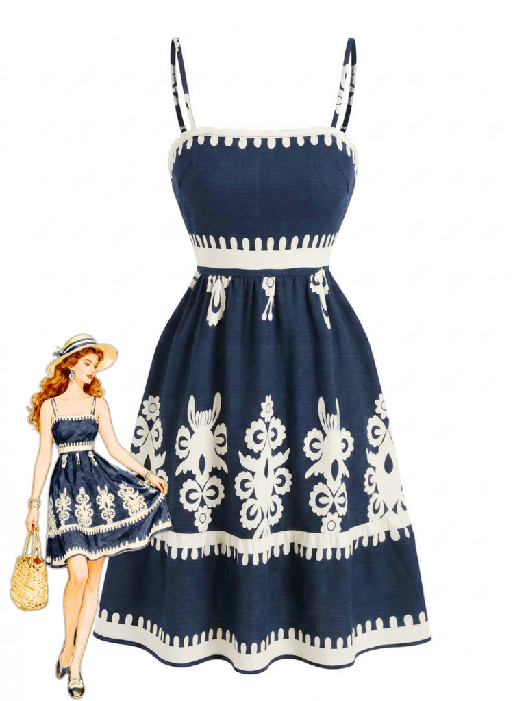 Black 1970s Spaghetti Strap Bohemian Smocked Dress, vintage dress, retro fashion - perfect for women who love vintage and retro fashion