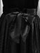 Black 1980s Devil Bat Punk Style Mesh Dress - vintage dress, retro fashion, classic black