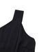 Black 1980s One Shoulder Wide Leg Belt Jumpsuit - vintage jumpsuit, retro fashion, classic black