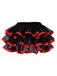 She sways in this Black 1980s Steampunk Mesh Patchwork Cake Skirt and it's pure 1980s magic