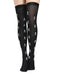 Black Floral Striped Vintage Classic Dress 2