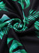 Black & Green 1950s Tropical Skirted Swimsuit, vintage skirt, retro style - perfect for women who love vintage and retro fashion