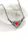 Black Halloween Bat Rhinestone Necklace, vintage fashion, retro style - perfect for women who love vintage and retro fashion