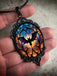 This Black Halloween Bat Vintage Pendant Necklace carries 1950s stories waiting to be told