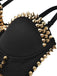 This Black Halloween Punk Rivet Gothic Camisole brings vintage soul to her everyday