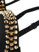 Black Halloween Punk Rivet Gothic Camisole — vintage jazz-age spirit for her morning coffee