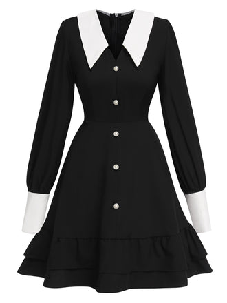 1960s Doll Collar Skater Dress | 1960s | vintage dress, retro fashion