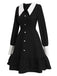 1960s Doll Collar Skater Dress | 1960s | vintage dress, retro fashion