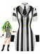 Black & White 1960s Stripe Pencil Dress, vintage dress, retro fashion - vintage inspired fashion