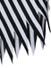 Black&White 1960s Striped Skirt With Headscarf - vintage skirt, retro style, classic black