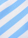 Blue 1940s Boat Neck Stripes Bow Dress: where 1940s romance meets her modern spirit