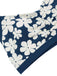 Blue 1940s Floral Ruffles Halter Swimsuit: timeless style reimagined
