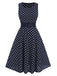 1940s Lace Patchwork Polka Dots | 1940s | vintage dress, retro fashion