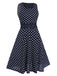 1940s Lace Patchwork Polka Dots | 1940s | vintage dress, retro fashion