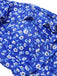 Blue 1950s Floral Ruffles One-Piece Swimsuit — because 1950s glamour never goes out of style