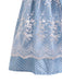 Blue 1950s Oktoberfest Lace Patchwork Dress Set — the kind of 1950s dress that makes strangers smile