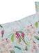 Blue 1950s Square Collar Floral Dress: timeless style reimagined