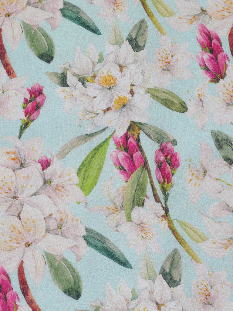 Blue 1950s Square Collar Floral Dress: timeless style reimagined