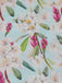 Blue 1950s Square Collar Floral Dress: timeless style reimagined
