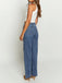 Blue 1960s Pearl Straight Leg Raw Hem Denim Pants: beautiful vintage fashion, retro style, classic elegance with timeless appeal