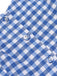 Blue 1960s Spaghetti Strap Plaids Romper — 1960s style that transcends decades