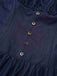 Blue 1960s Spaghetti Strap Ruched Mini Dress - vintage dress, retro fashion
