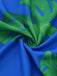 Blue 1970s Boho V-Neck Tropical Palm Leaf Jumpsuit - vintage jumpsuit, retro fashion