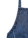Blue 1970s Denim Wide-Leg Overalls Frayed Jumpsuit: beautiful vintage romper, retro jumpsuit, playful style with timeless appeal