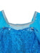 Blue 1970s Solid Sequined Elsa Cape & Dress - vintage dress, retro fashion