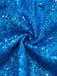Blue 1970s Solid Sequined Elsa Cape & Dress - vintage dress, retro fashion