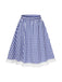 Blue & White 1950s Lace Patchwork Plaid Skirt, vintage skirt, retro style - perfect for women who love vintage and retro fashion
