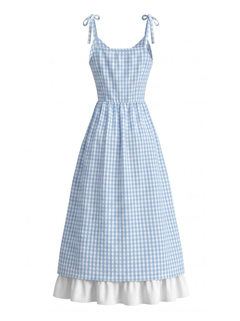Blw 1950s Plaid Vintage Classic Top 3