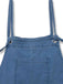 Blue 1950s Bow Tie Denim Romper - vintage jumpsuit, retro fashion